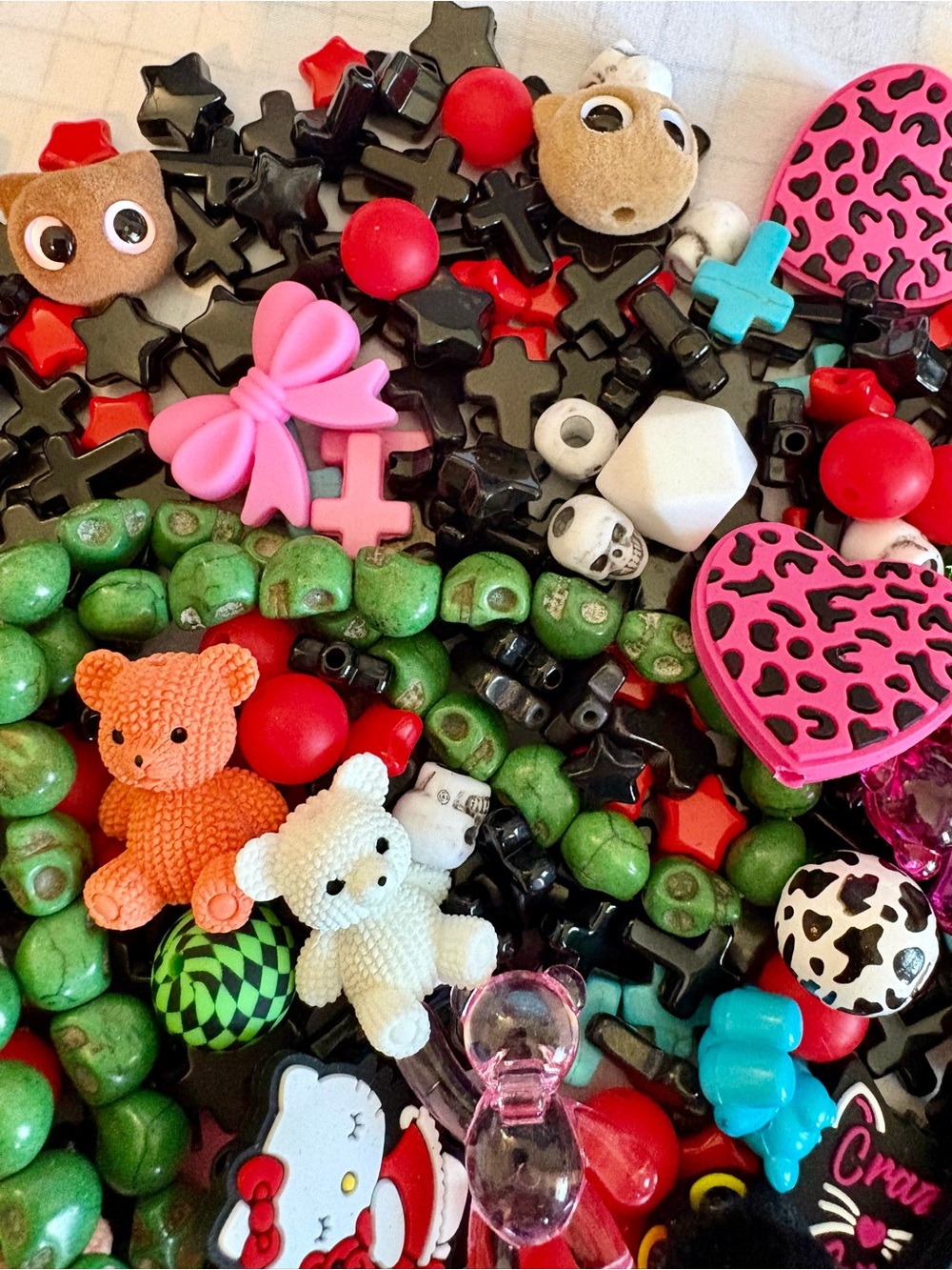 Big Beads Bundle - Jewelry Craft Multicolor - Pen Making - Cute Kawaii